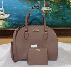 Kate Spade Reiley Large Dome Satchel + Wallet Laurel Way shoulder bag